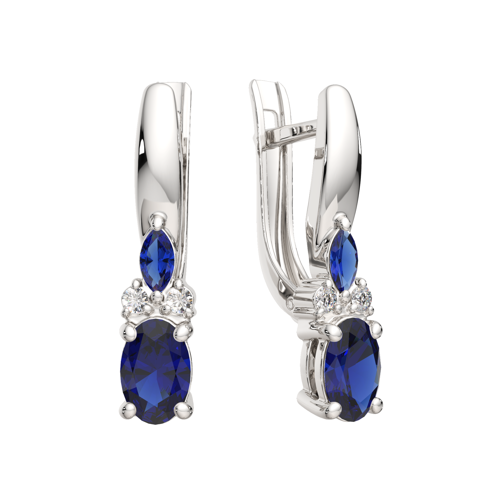 Серьги 3D10212.14K.W.ZZ