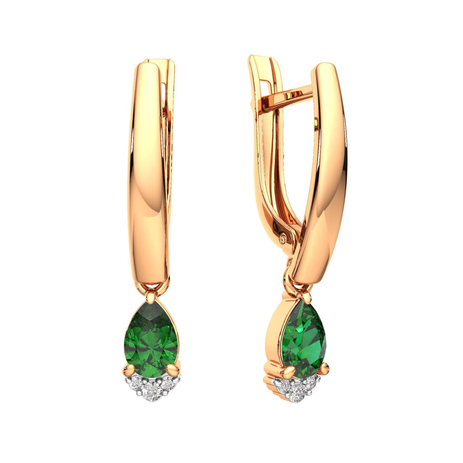 Серьги 3D20148.14K.R.ZZ