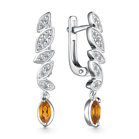 Серьги 02-3474/00ЦТ-00 Серьги 02-3474/00ЦТ-00