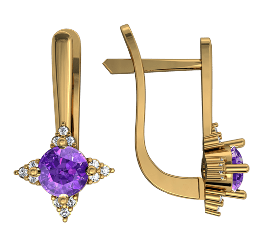 Серьги 3С6074 Серьги 3С6074