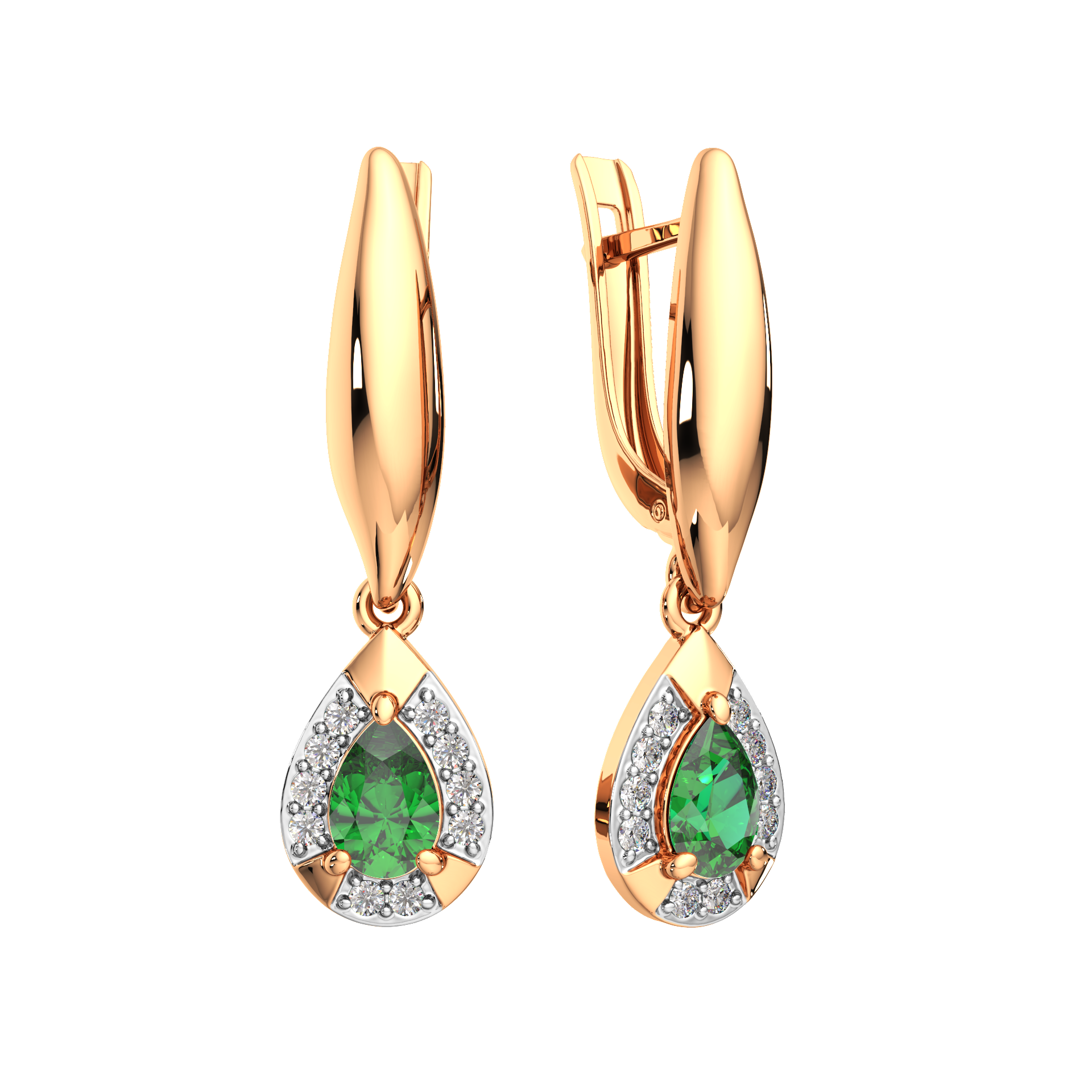 Серьги 3D20136.14K.R.ZZ