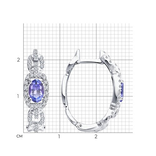 Серьги 6024404-3 Серьги 6024404-3