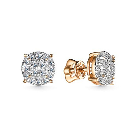 Серьги 25666-100 Серьги 25666-100