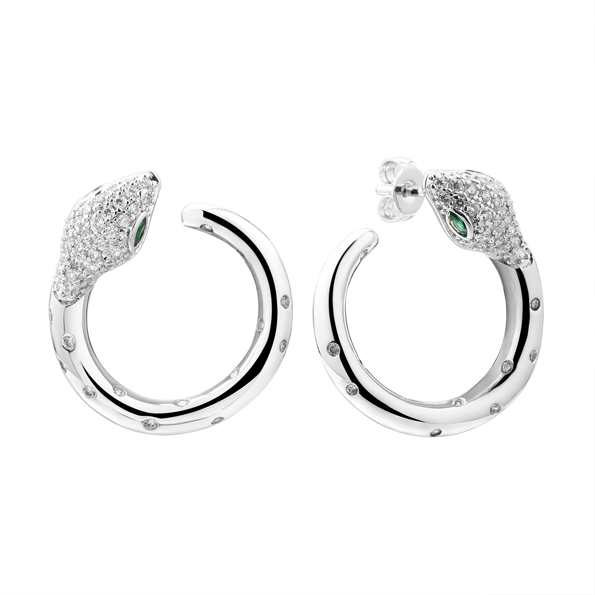Серьги CZ-E04948-X-W-EM-X-W