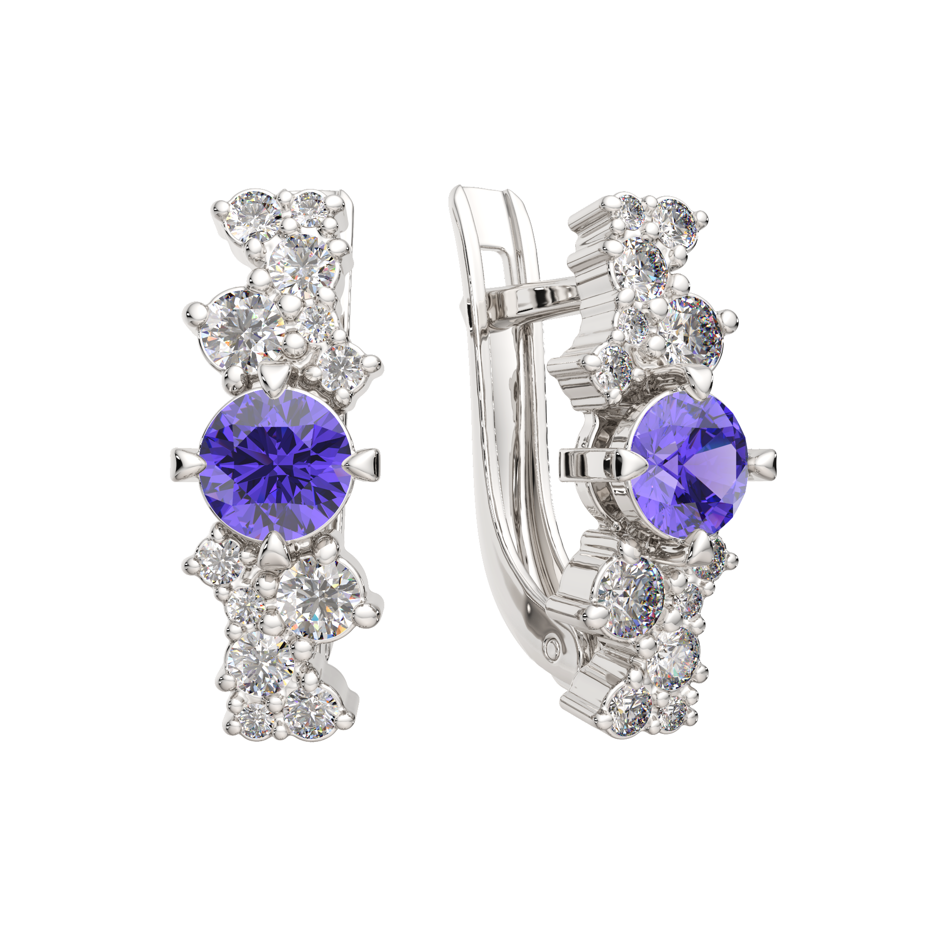 Серьги 3D42207.14K.W.ZZ