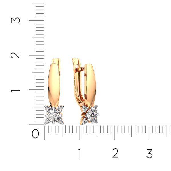 Серьги 3101647.14K.R Серьги 3101647.14K.R
