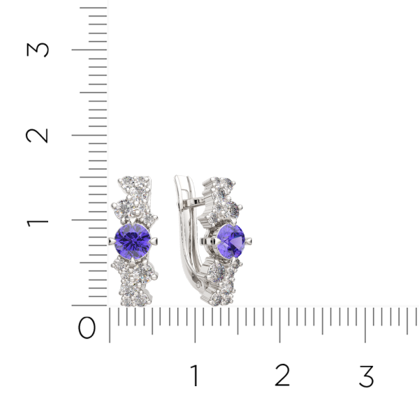 Серьги 3D42207.14K.W.ZZ