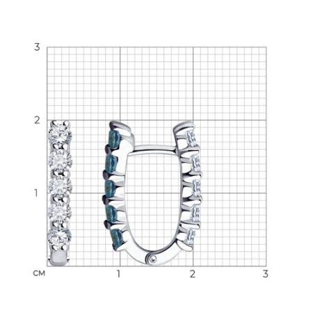 Серьги 92022235