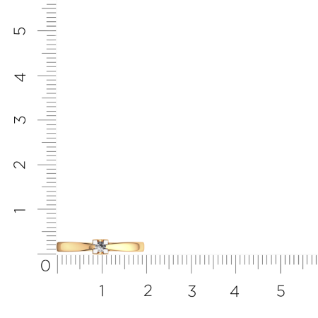 Кольцо 2D00278.14K.R.ZZ