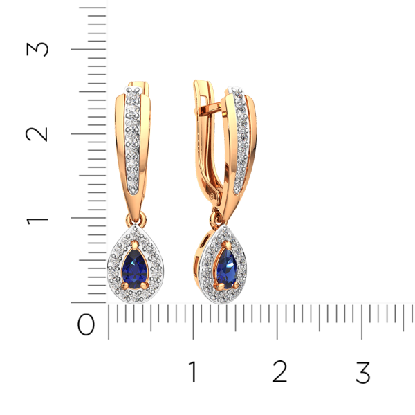 Серьги 3D10140.14K.R.ZZ