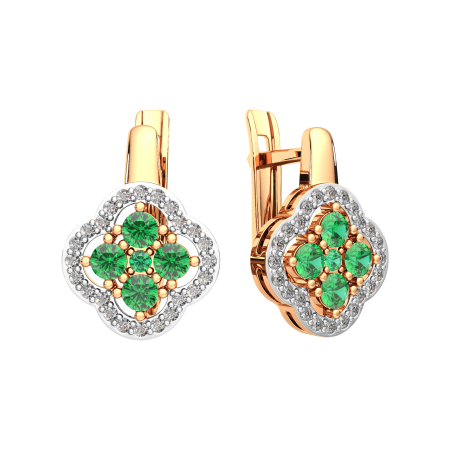 Серьги 3D20238.14K.R.ZZ