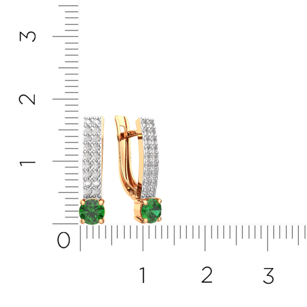 Серьги 3D20201.14K.R.ZZ