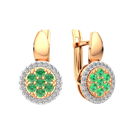 Серьги 3D20248.14K.R.ZZ