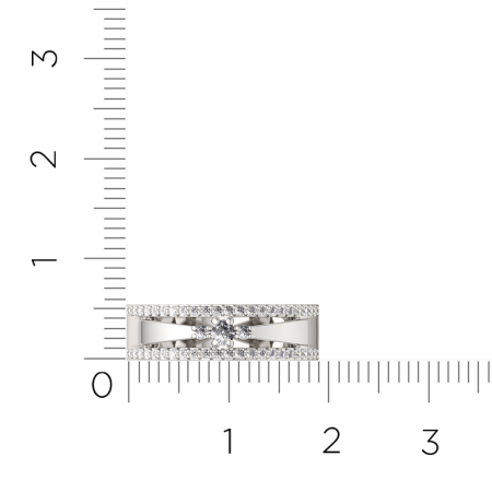 Кольцо 2D00448.14K.W.ZZ