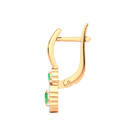 Серьги 3D20228.14K.R.ZZ