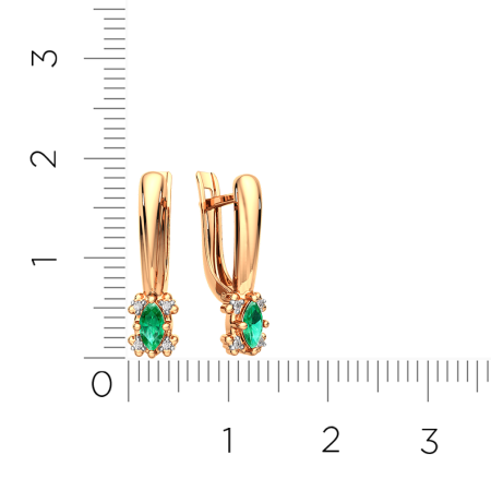 Серьги 3D2038.14K.R