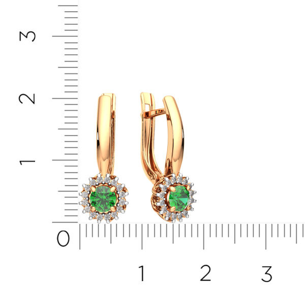 Серьги 3D20143.14K.R.ZZ Серьги 3D20143.14K.R.ZZ