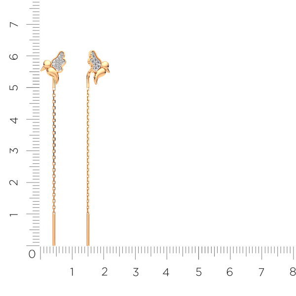 Серьги 3D00508.14K.R Серьги 3D00508.14K.R