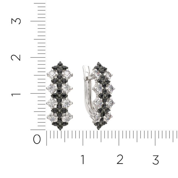 Серьги 3D00514.14K.W