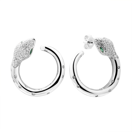 Серьги CZ-E04948-X-W-EM-X-W