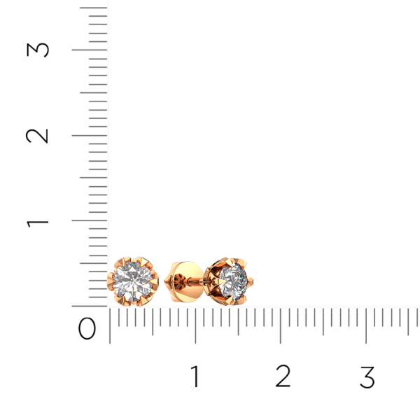 Серьги 3D00524.14K.R Серьги 3D00524.14K.R