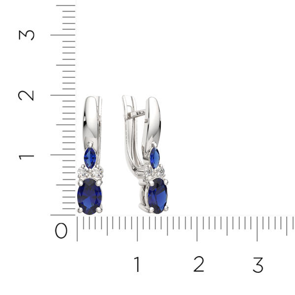 Серьги 3D10212.14K.W.ZZ Серьги 3D10212.14K.W.ZZ